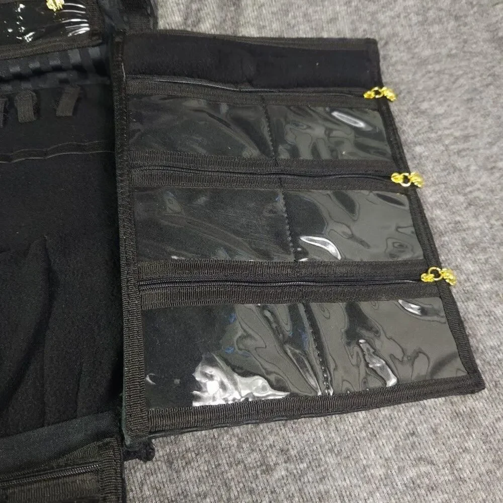 Debbee Flip ‘n Dazzle Black Ultimate Jewelry Organizer Travel Case Brand New